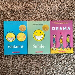 Raina Telgemeier Graphic Novels Set
